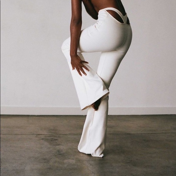 Subsurface White Knit Pants - Picture 4 of 6